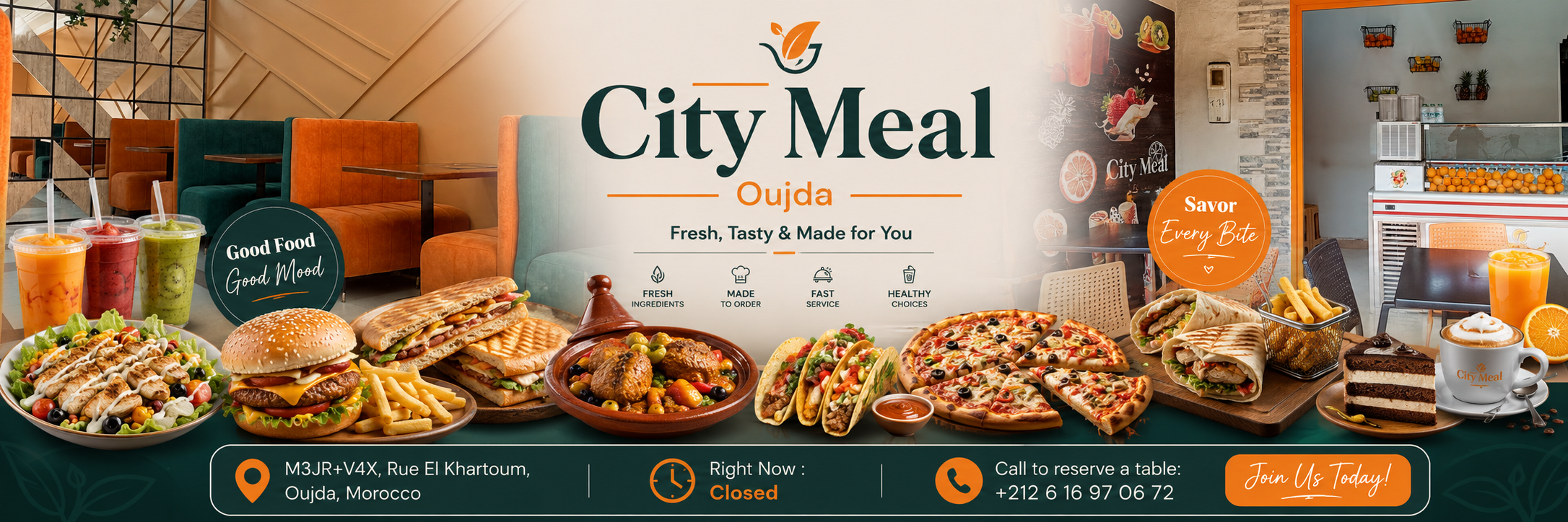City Meal Banner Ad