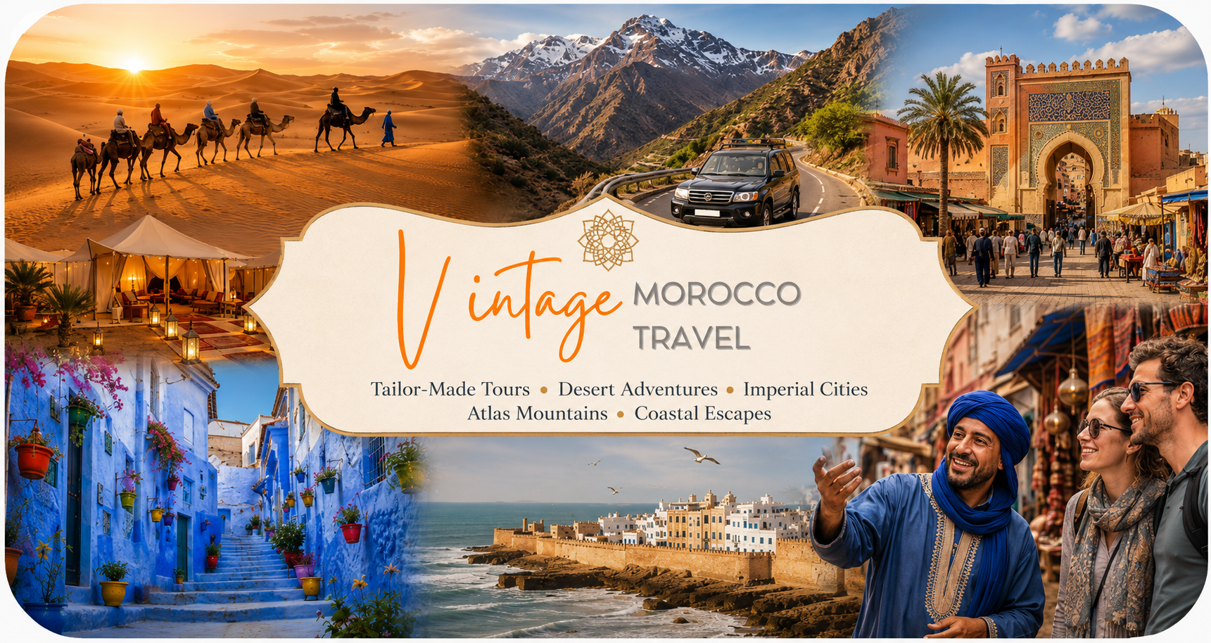 Vintage Morocco Travel BANNER