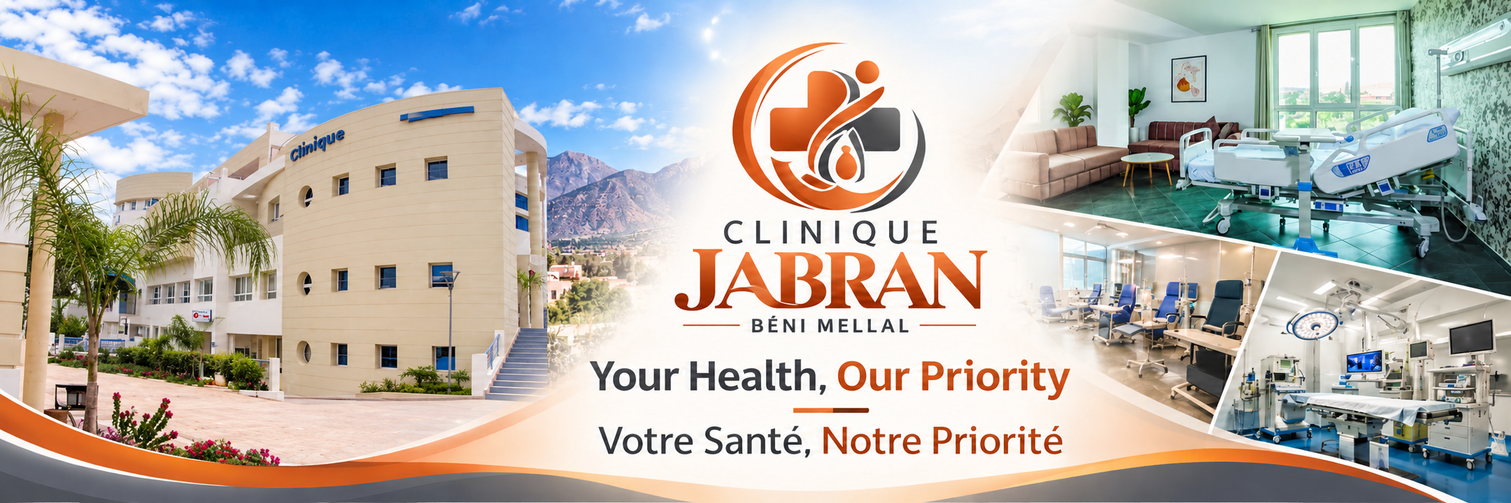 Modern Clinique Jabran Hospital Banner
